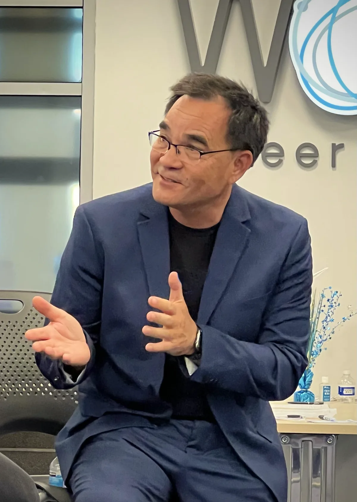 Michael 'Mash' Ashley speaking at an Inspiring Founders session